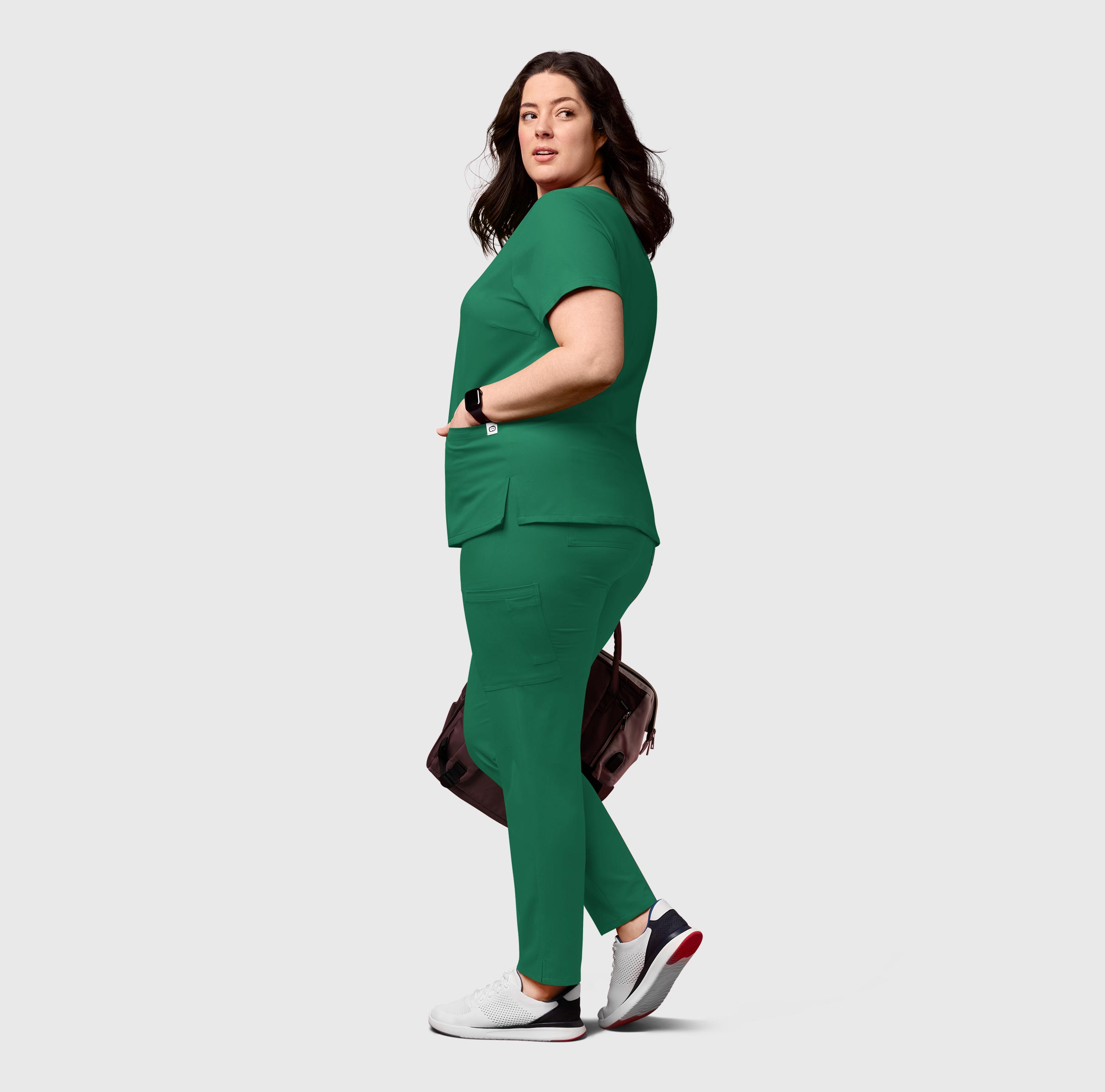 Wink Thrive 5222 Cargo Straight Slim Leg Scrub Pants Hunter – Med