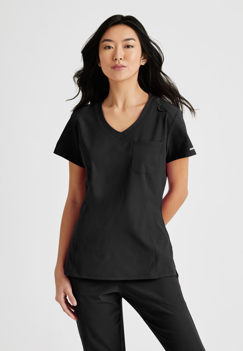 Skechers SKT147 Dignity Scrub Top Black