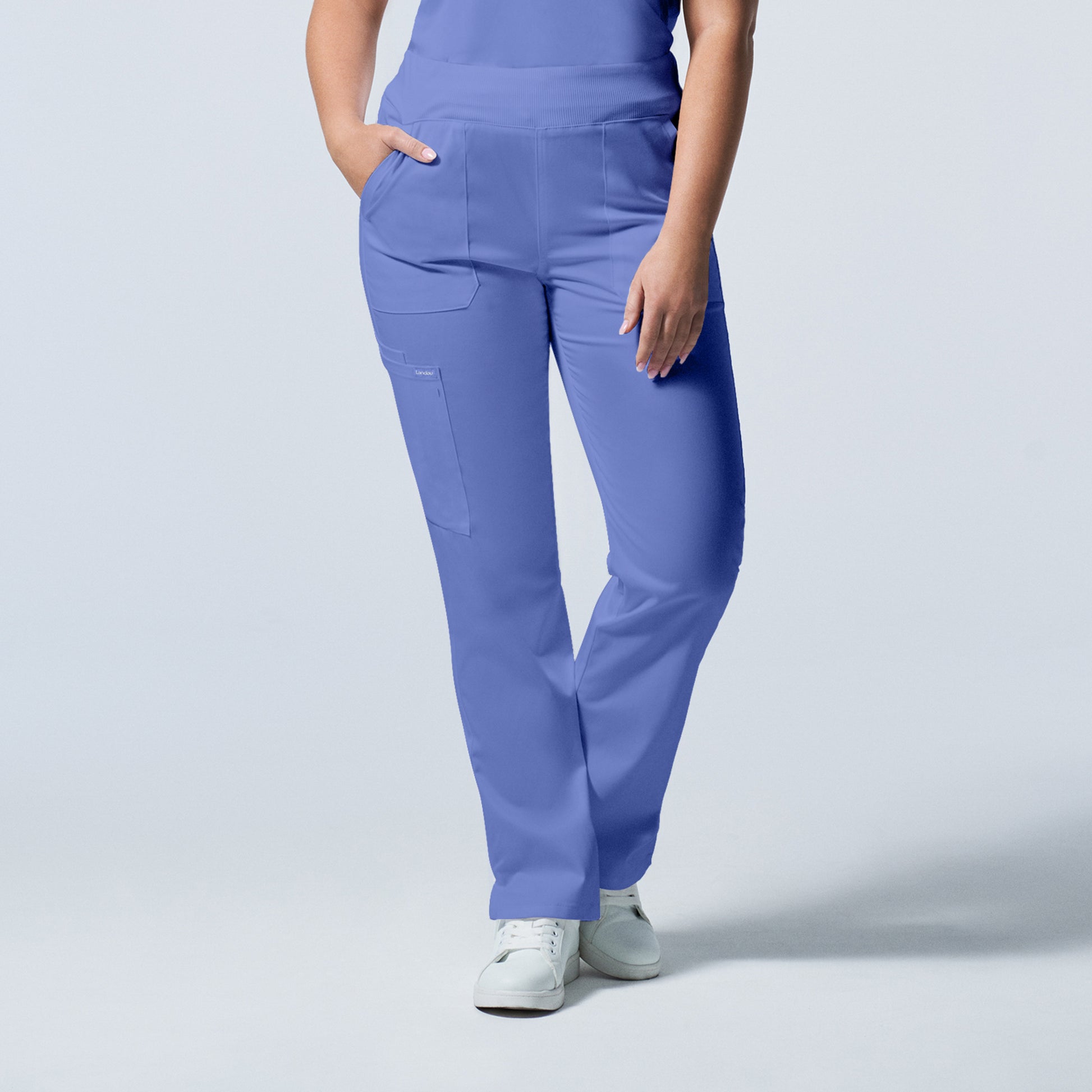 ProFlex LB405 Women's Cargo Scrub Pants Ceil Image