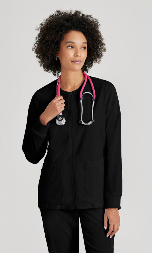 Grey's Anatomy Stretch GRSW873 Gianna Warmup Black