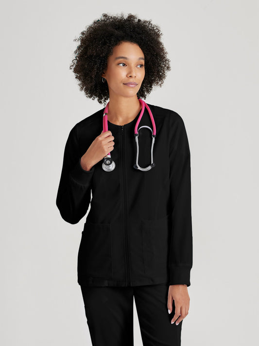 Greys Anatomy Stretch GRSW873 Gianna Warmup Black