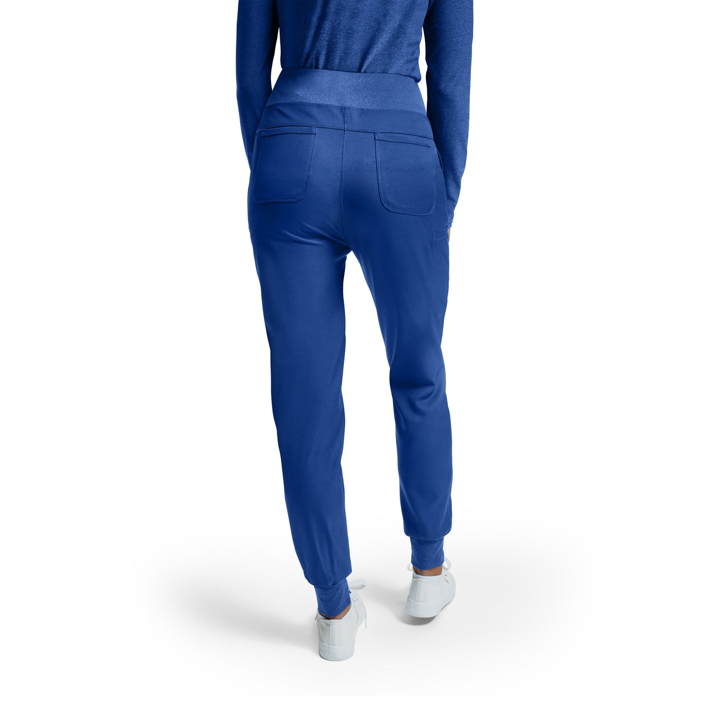 VIBE WB420 Women's Jogger Scrub Pants Royal Image