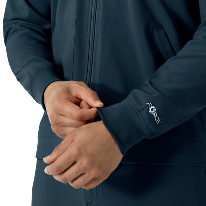 Force Cross-Flex C86310 Men's Lightweight Scrub Jacket Navy
