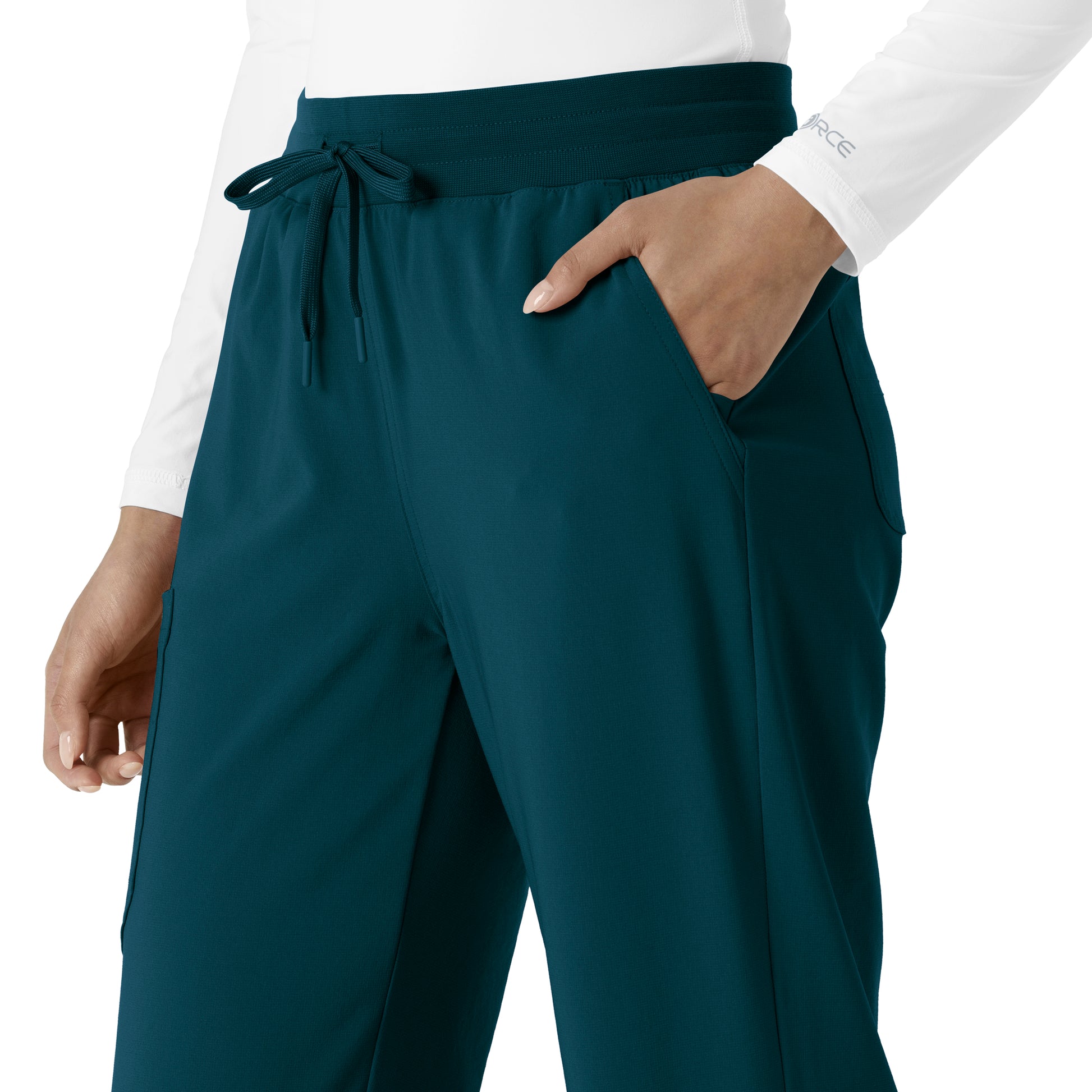 Force Cross-Flex C53310 Boot Cut Scrub Pants Caribbean Model Image Alternate | Carhartt