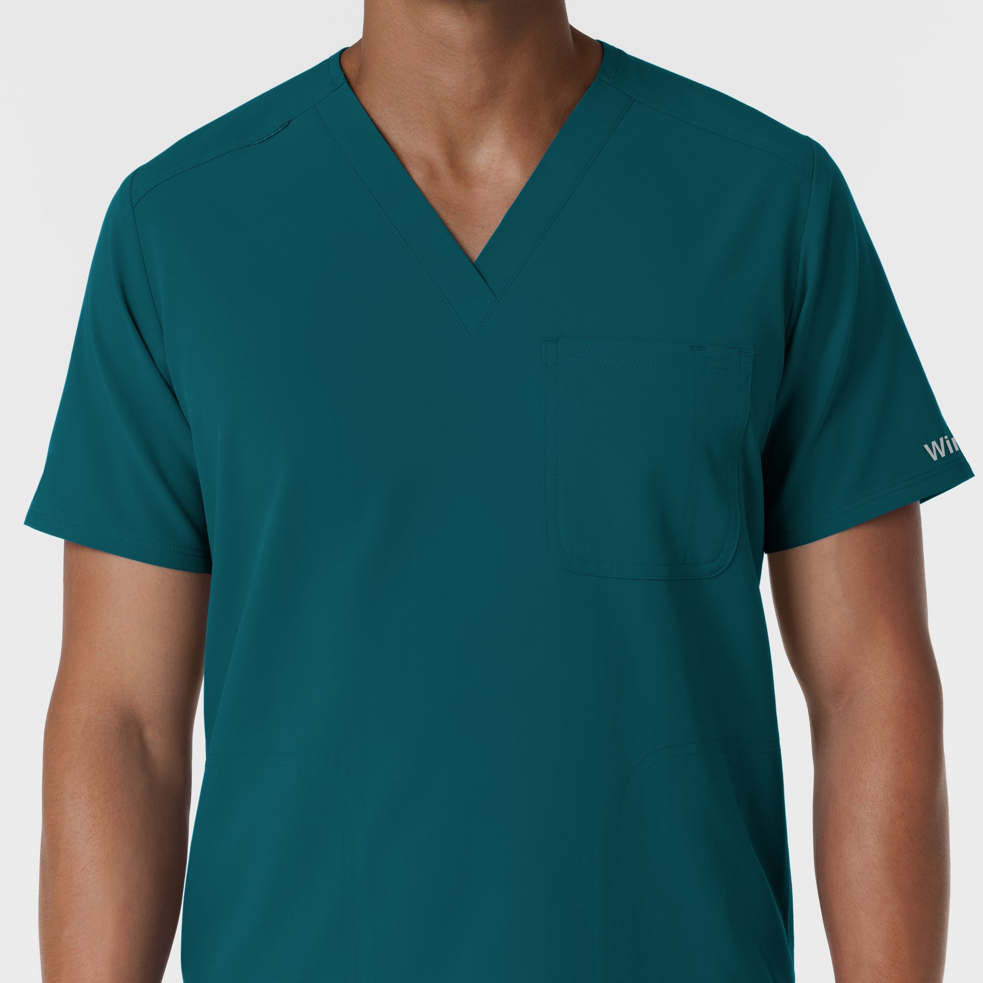 NURTUR 6380 Men's V-Neck Scrub Top Caribbean
