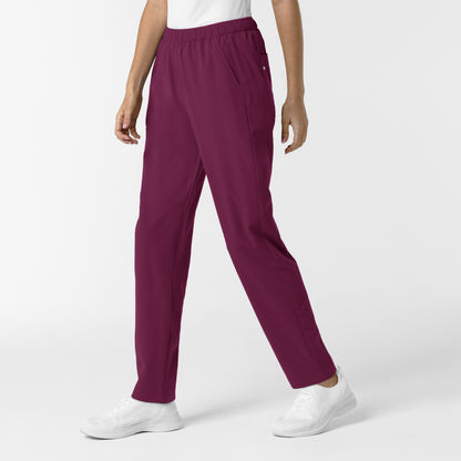 NURTUR 5280 Women's Slim Leg Scrub Pants Wine