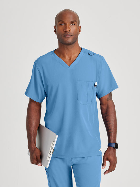 Skechers SK0112 Structure Scrub Top Ciel Blue