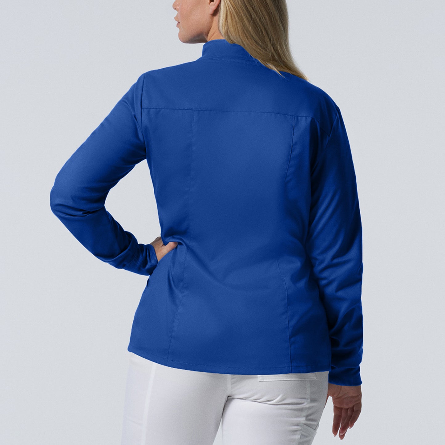 ProFlex LJ701 Women's 3 Pocket Scrub Jacket Galaxy Image