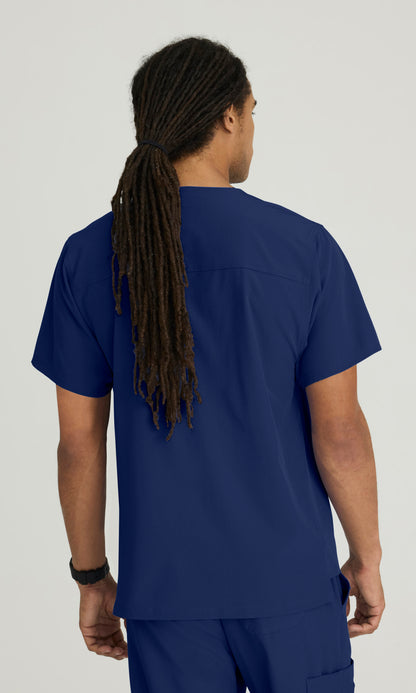 Skechers SK0112 Structure Scrub Top Navy