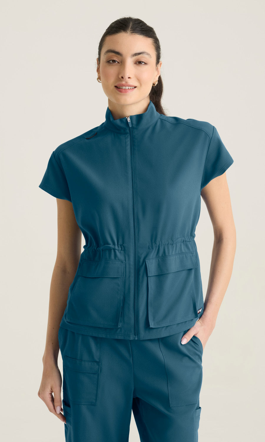 Grey's Anatomy Stretch GRST324 Nina Top Bahama - front