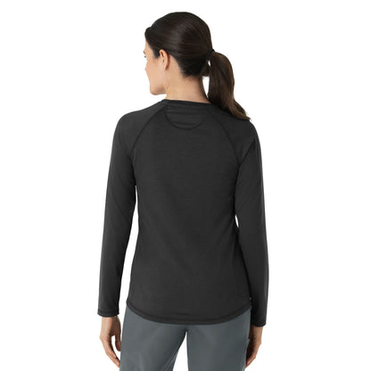 Layers C31009 Women's Performance Long Sleeve Tee Black Heather