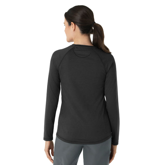 Layers C31009 Women's Performance Long Sleeve Tee Black Heather