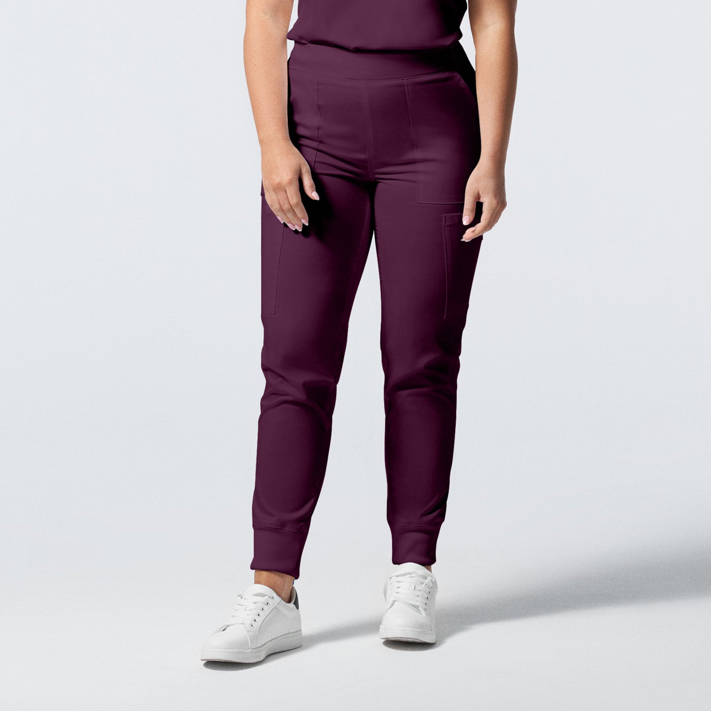 ProFlex LB406 Women's Jogger Scrub Pants Wine Image