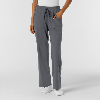 RENEW Knit 5559 Women's Wide Leg Scrub Pants Pewter