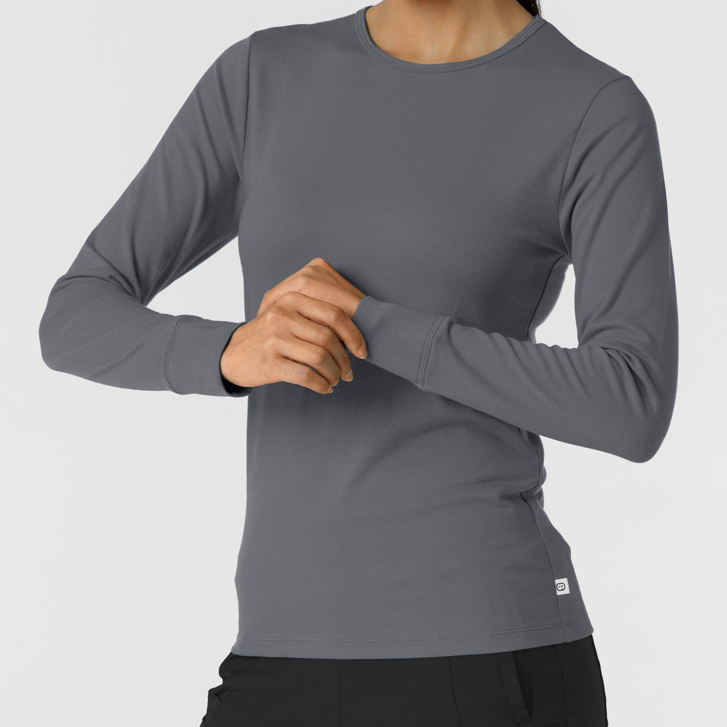 Layers 2189 Women's Essential Layer Long Sleeve Pewter