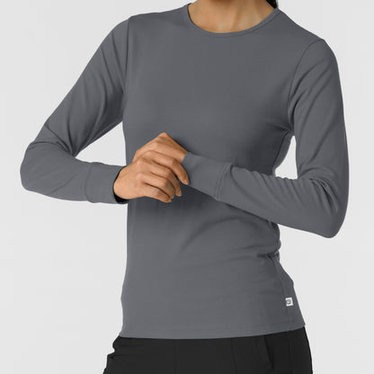 Layers 2189 Women's Essential Layer Long Sleeve Pewter