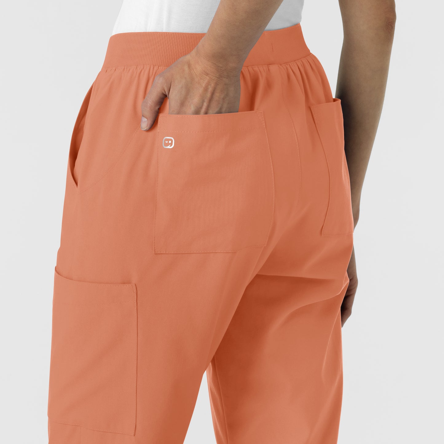 W123 5145 Cargo Utility Scrub Pants Terracotta Model Image Alternate | Wink