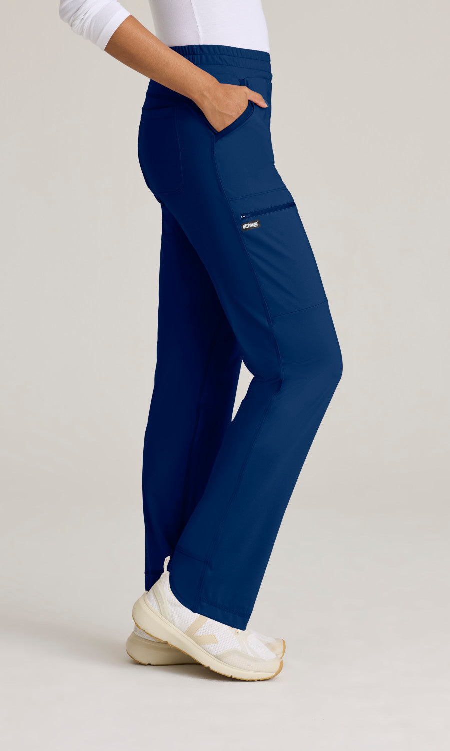 Grey's Anatomy Knits GRSP685 Momentum Knit Scrub Pants Indigo