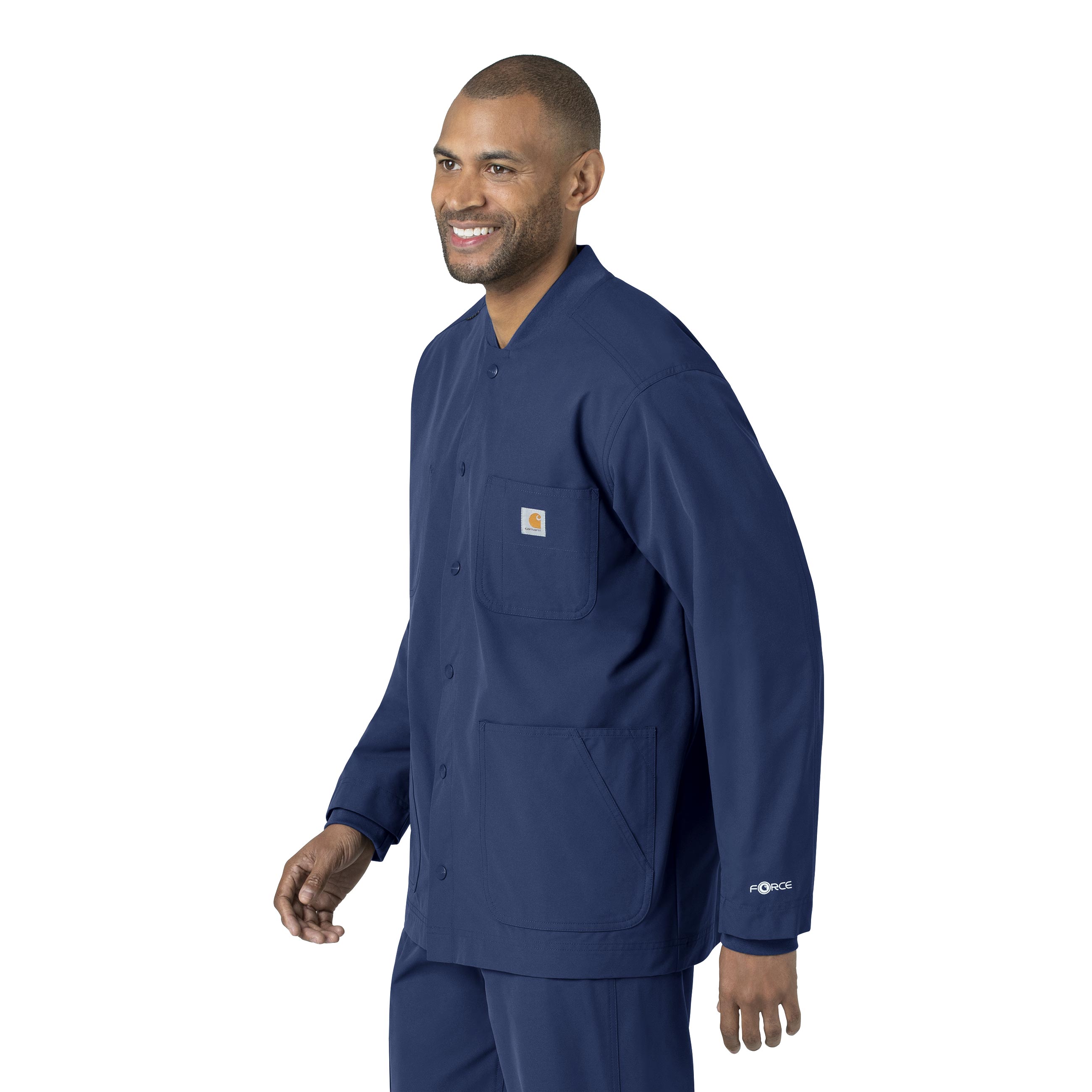 Carhartt Force Essentials C85013 Unisex Chore Coat Navy – Med Threads