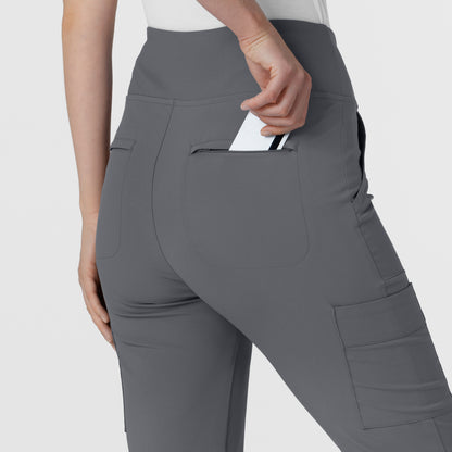 RENEW 5534 Cargo Flare Scrub Pants Pewter Model Image Alternate | Wink