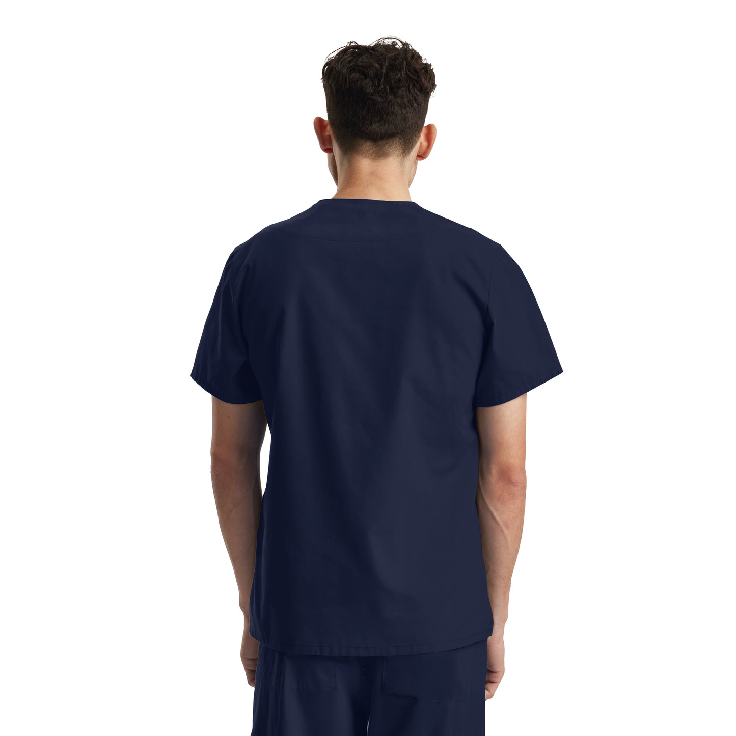 Essentials LT121 Unisex 3 Pocket V Neck Scrub Top Navy Image