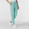 RENEW 5934 Jogger Scrub Pants Turquoise Model Image Right Side | Wink