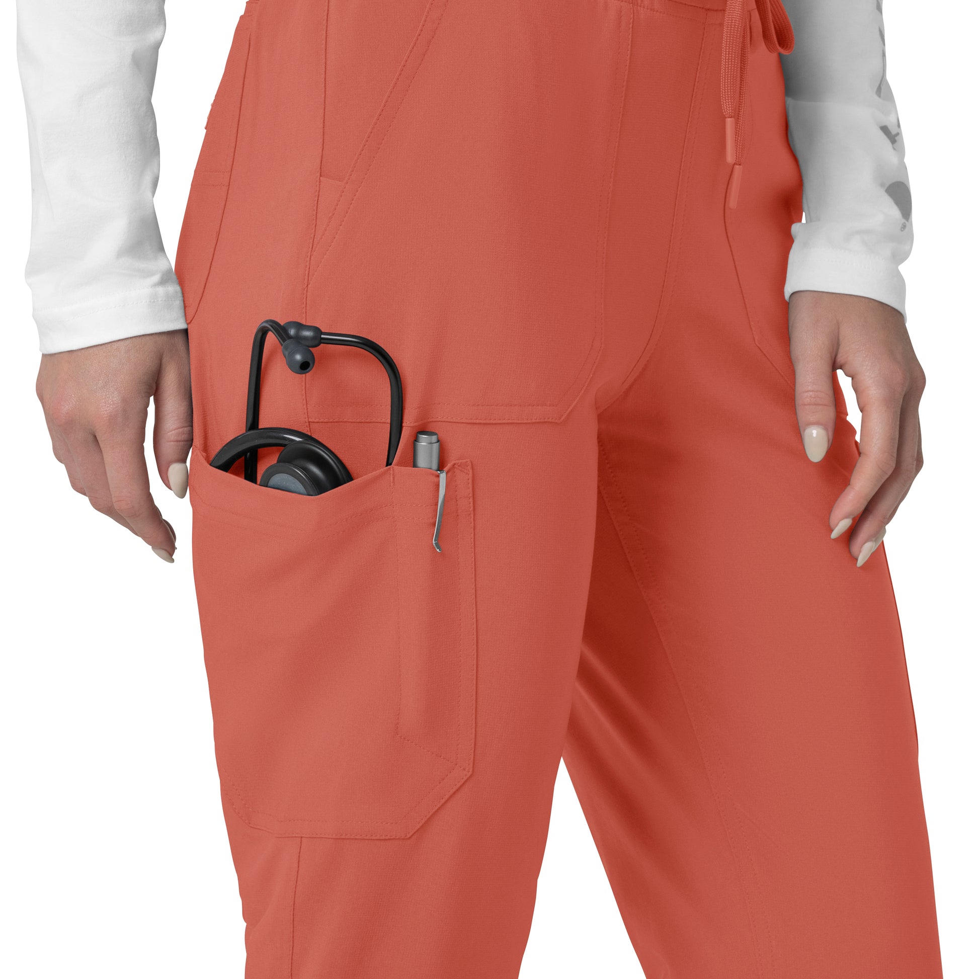 Force Cross-Flex C53110 Women's Cargo Jogger Scrub Pants Dusty Cedar