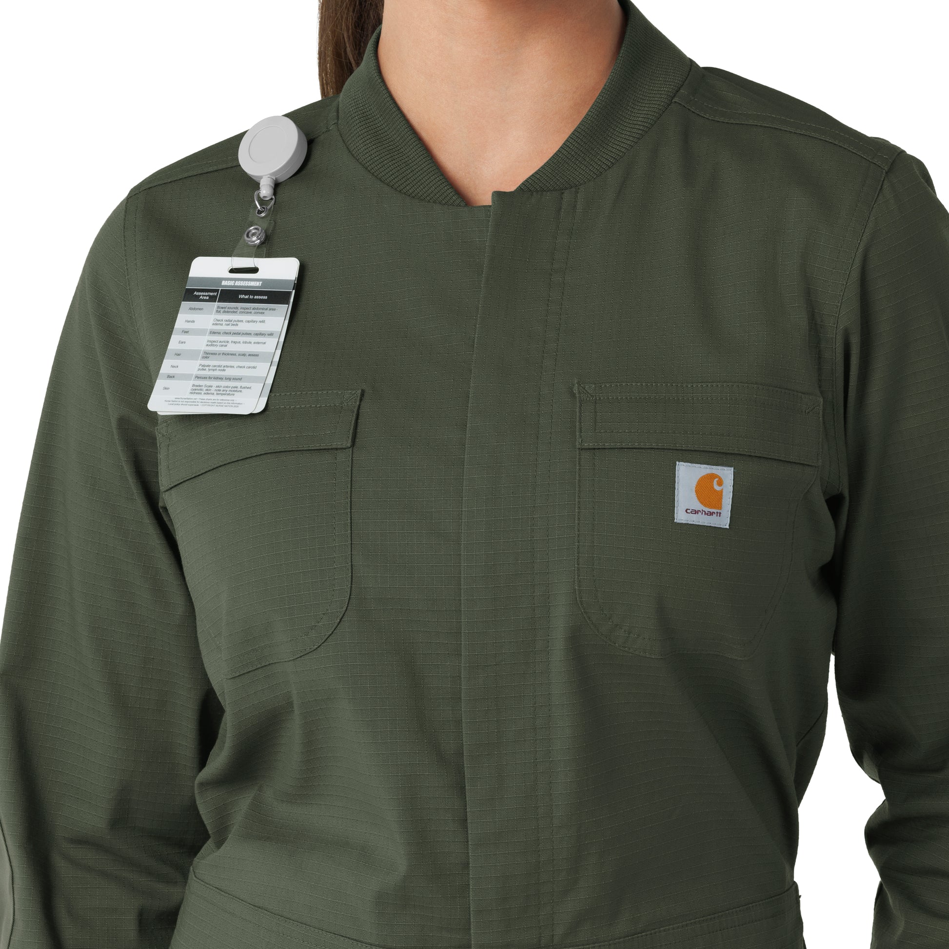 Rugged Flex C21418 Women's Ripstop Coverall Olive