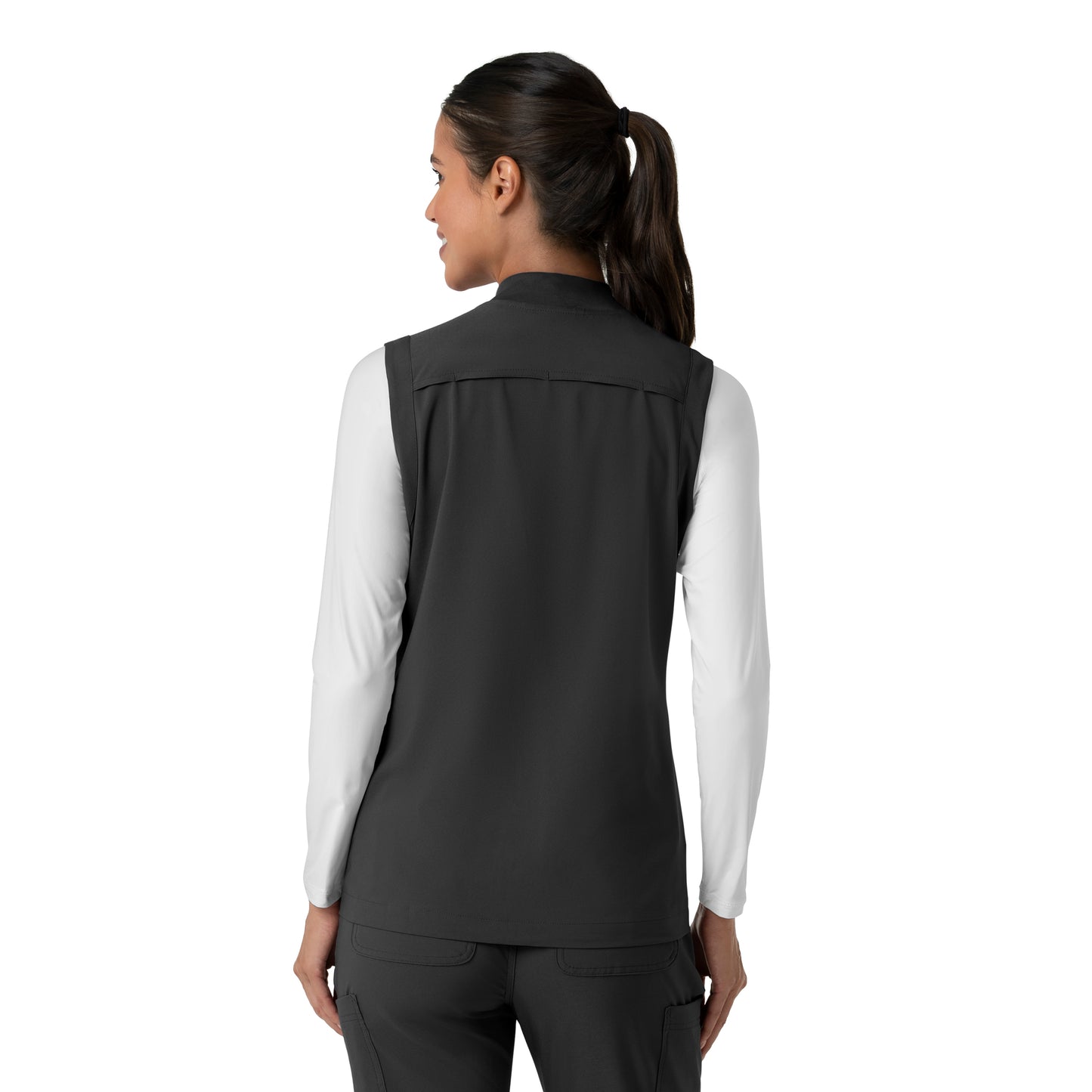 Force Cross-Flex C82510 Women's Lightweight Scrub Vest Black
