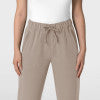 Nova 5232 Stovepipe High-Low Hem Scrub Pants Haze Model Image Left Side | Wink