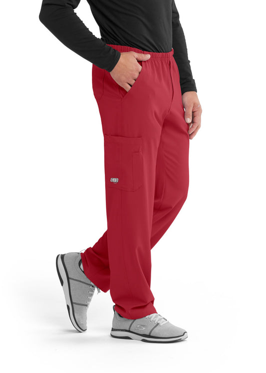 Skechers SK0215 Structure Scrub Pants True Red Model Image Front | Barco