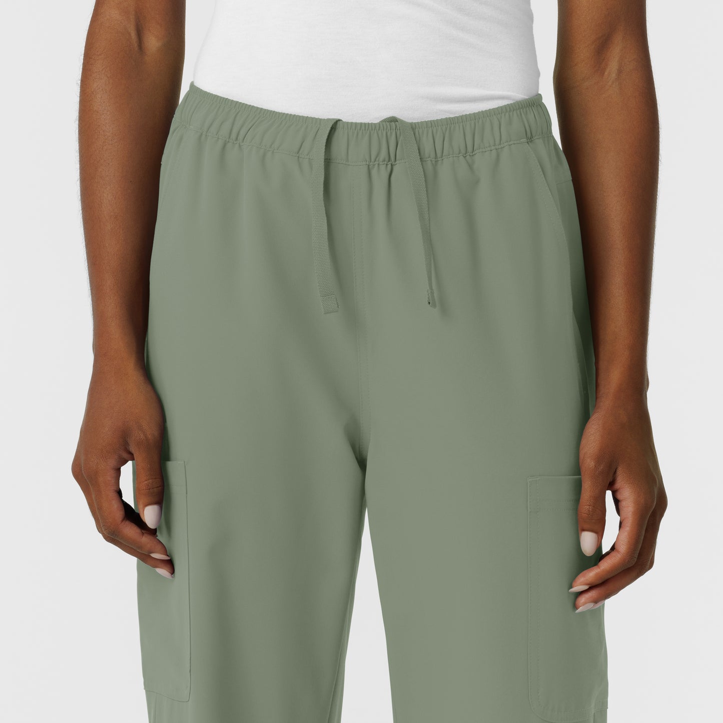 NURTUR 5180 Women's Straight Leg Cargo Scrub Pants Sage