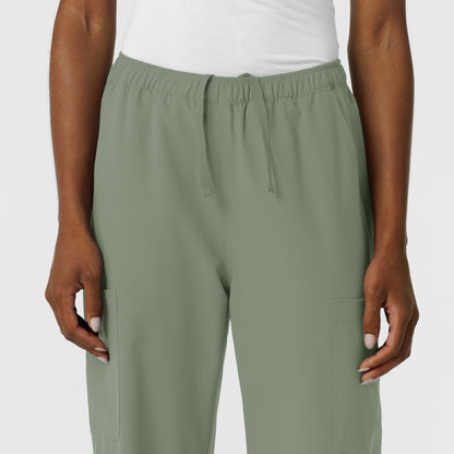 NURTUR 5180 Women's Straight Leg Cargo Scrub Pants Sage