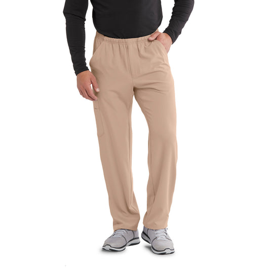 Skechers SK0215 Structure Scrub Pants New Khaki Model Image Front | Barco