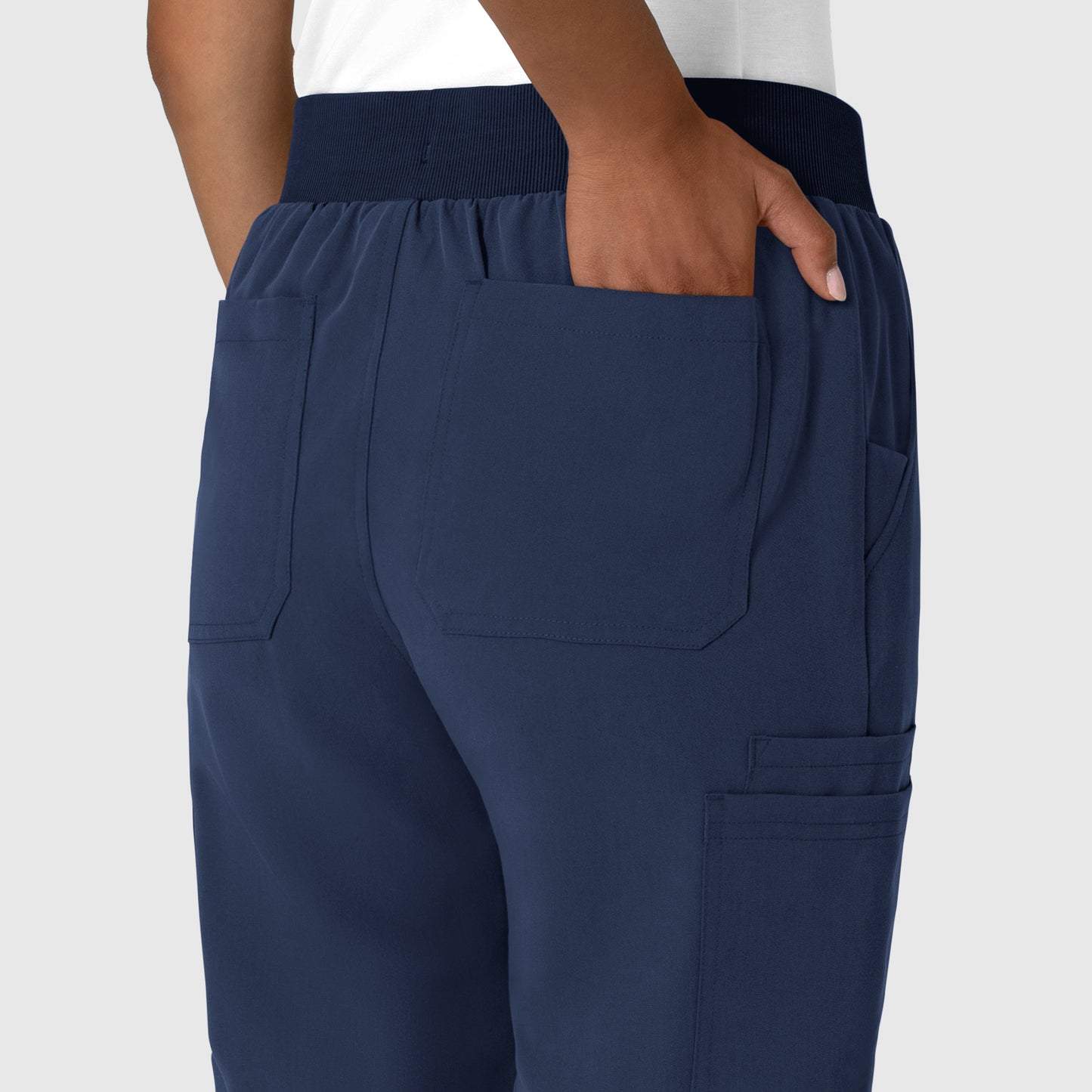 Nova 5132 Jogger Utility Scrub Pant Navy Model Image Alternate | Wink