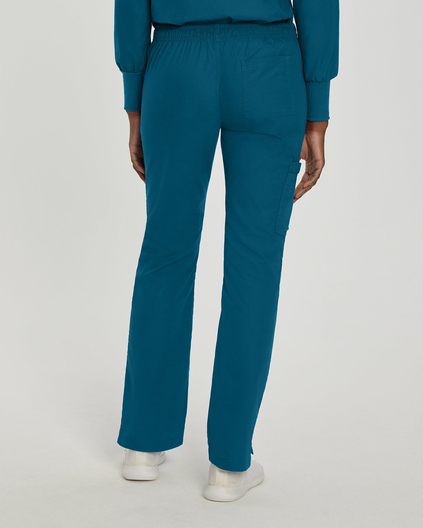 Essentials 8380 Women's Cargo Scrub Pants Caribbean Image