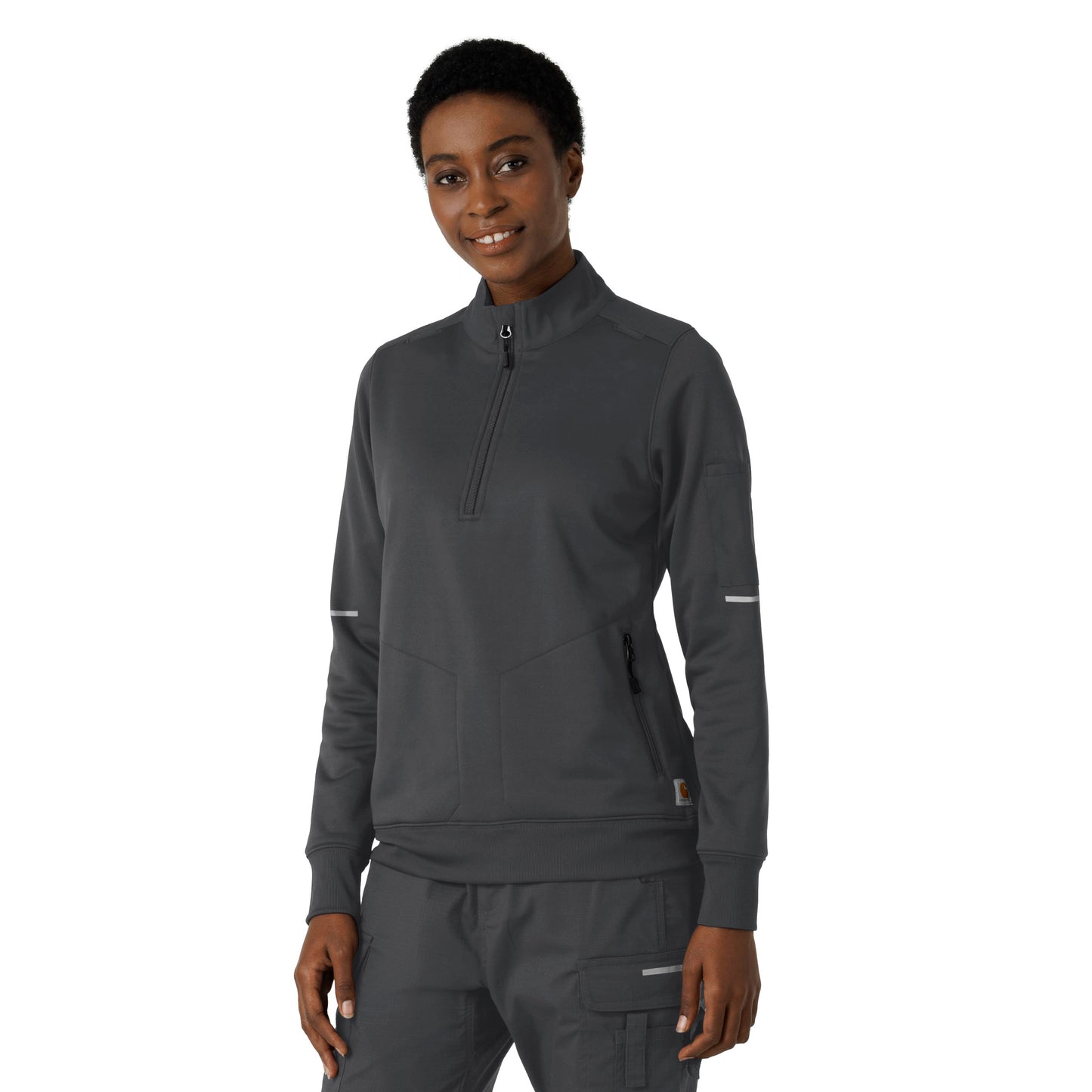Rugged Flex C82912 Women's Half Zip Pewter