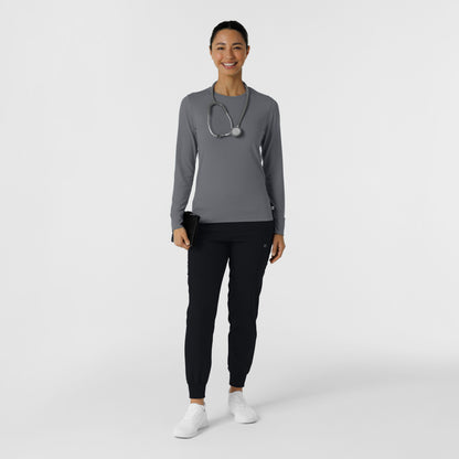 Layers 2189 Women's Essential Layer Long Sleeve Pewter