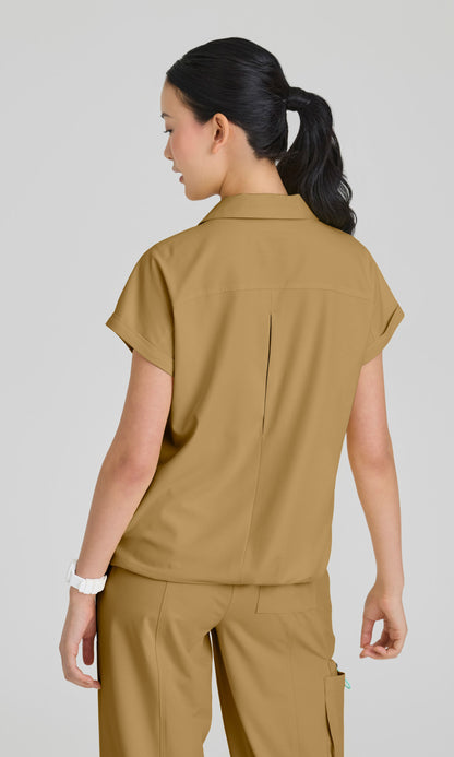 Skechers™ Ripstop SKT276 Women's Charlie Top in Duffle by Barco Model Image Back