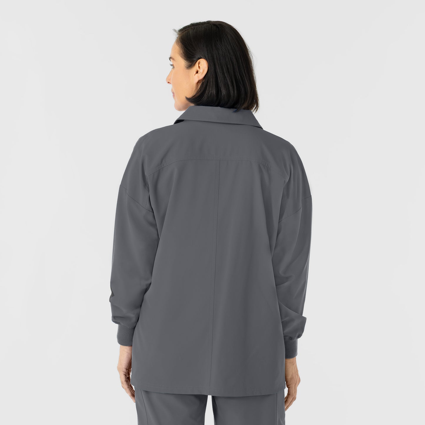 NURTUR 8180 Women’s Scrub Shirt Jacket Pewter