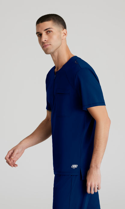 Skechers Slip-Ins Knits SKT229 Flex Knit Scrub Top Navy