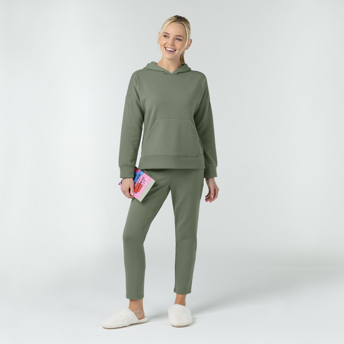 Unwind & Lounge 6289 Women's Hoodie Sage