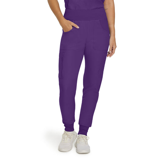 Forward LB401 Women's Jogger Scrub Pants Eggplant Image