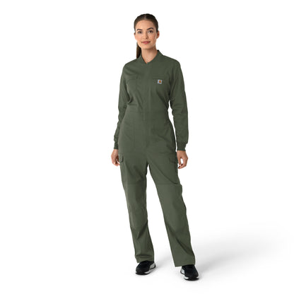 Rugged Flex C21418 Women's Ripstop Coverall Olive