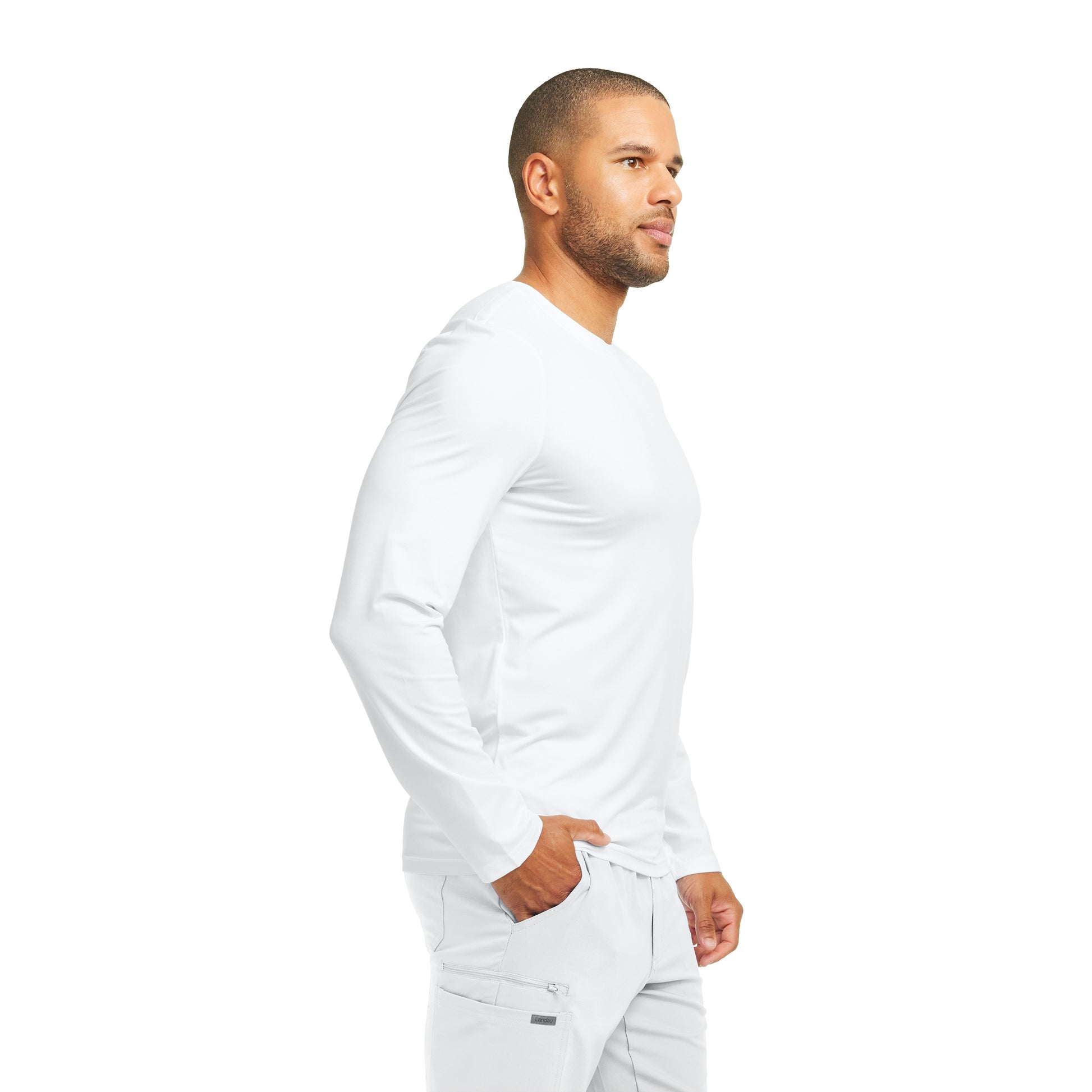 Forward LT112 Men's Long Sleeve Tee White Image