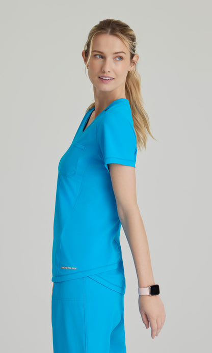 Skechers Slip-Ins Knits SKT221 Flow Knit Scrub Top Bold Azure