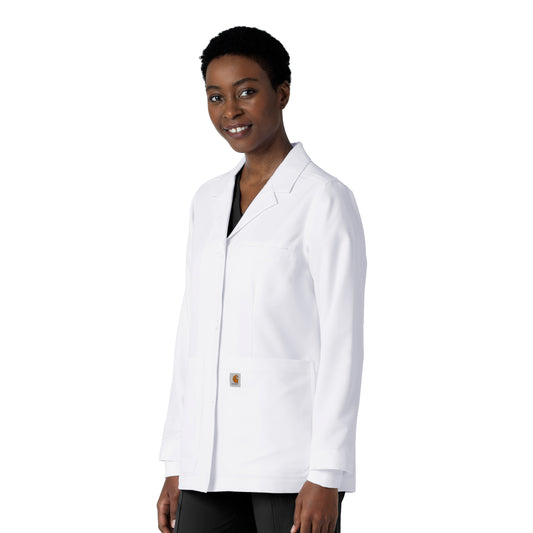 Lab Coats C72005 Consultation Lab Coat White Model Image Right Side | Carhartt