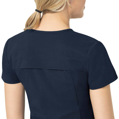 Rugged Flex Peak C12137 Tuck-In Scrub Top Navy Model Image Alternate | Carhartt