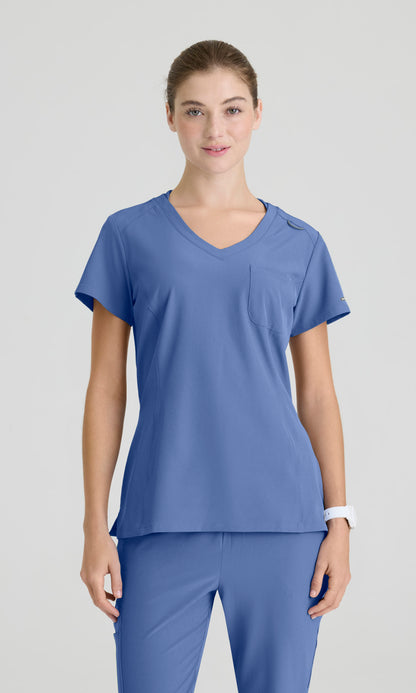 Skechers SKT147 Dignity Scrub Top Ciel Blue