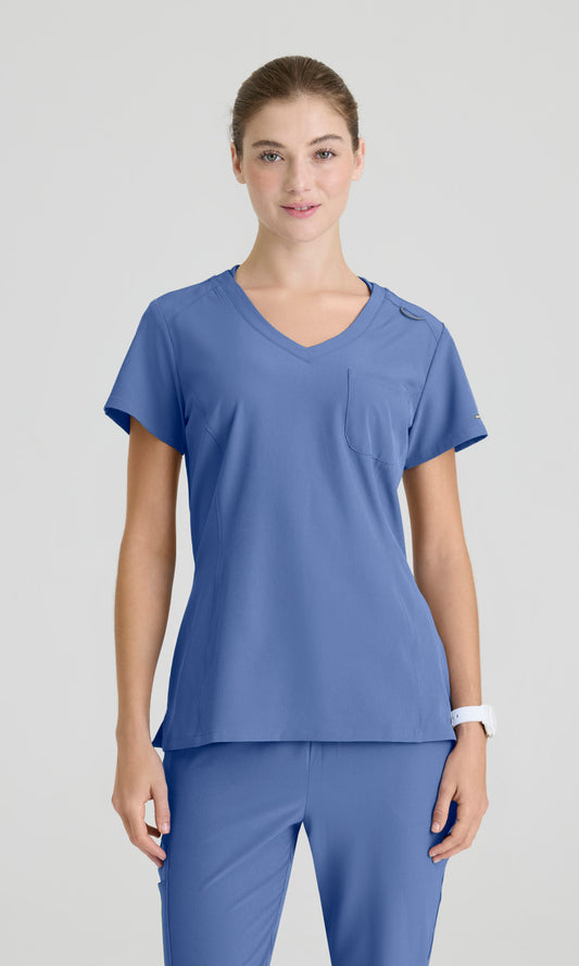 Skechers SKT147 Dignity Scrub Top Ciel Blue